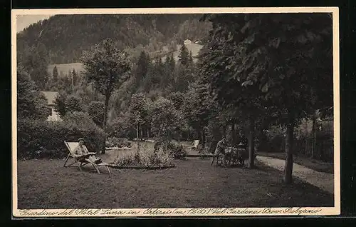 AK Ortisei, Giardino del Hotel Luna