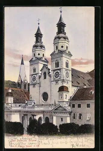 AK Brixen, Dom, Aussenansicht