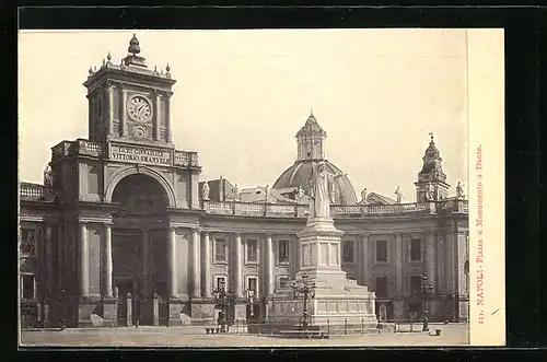 AK Napoli, Piazza e Monumento a Dante