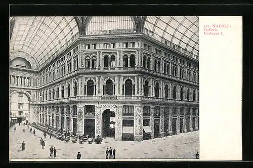 AK Napoli, Galleria Umberto I.