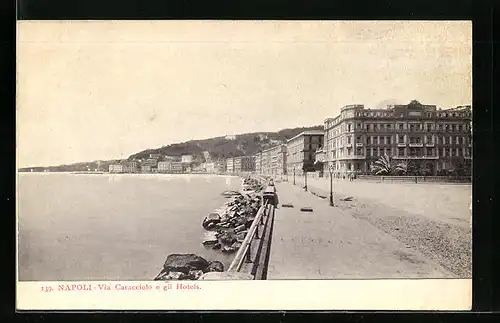 AK Napoli, Via Caracciolo e gli Hotels
