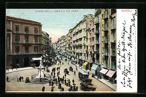 AK Napoli, Largo della Carità e Via Roma