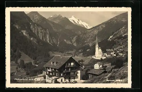 AK Heiligenblut, Totalansicht mit Kirche
