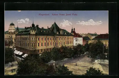 AK Klagenfurt, Kaiser-Franz-Josef-Platz
