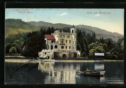 AK Maria Wörth, Schloss Sekirn am Wörthersee