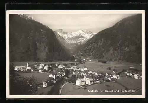 AK Mallnitz, Gesamtansicht mit Geisel und Feldseekopf