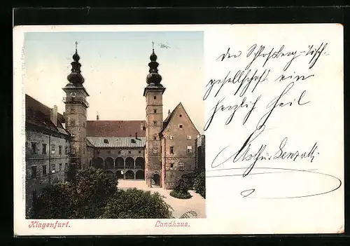 AK Klagenfurt, am Landhaus