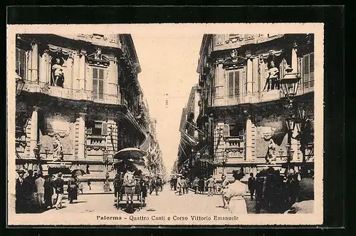 AK Palermo, Quattro Canti e Corso Vittorio Emanuele