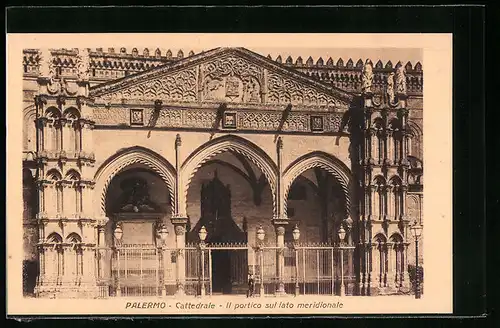 AK Palermo, Cattedrale, il portico sul lato meridionale