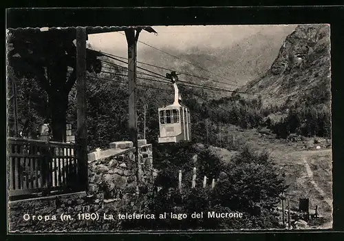 AK Oropa, La teleferica al lago del Mucrone