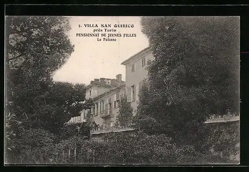 AK Torino, Villa San Quirico, Pensionnat de Jeunes Filles, Le Palazzo