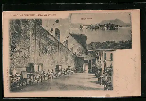 AK Isola Bella, Lago Maggiora, Salle des Gobelins