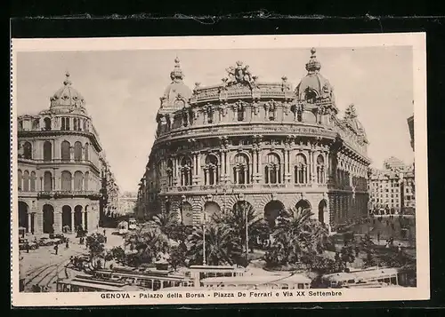 AK Genova, Palazzo della Borsa, Piazza De Ferrari e Via XX Settembre