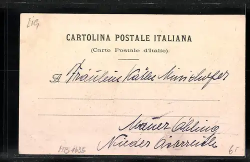 AK Vintimiglia, un Coin de la Vieille Ville et Via Cavour