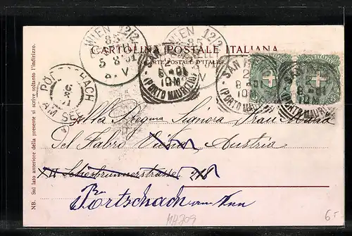 AK San Remo, la Promenade