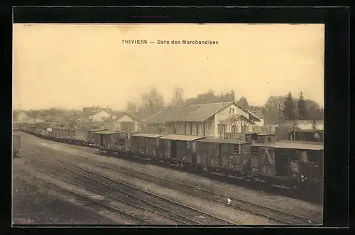 AK Thiviers, Gare des Marchandises, Bahnhof