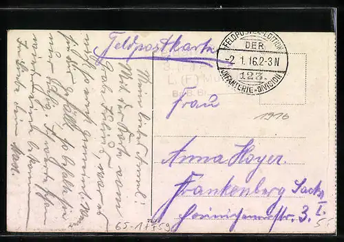 AK Lille, La Gare, Bahnhof