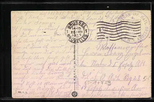 AK Lille, La Préfecture, Bahnhof