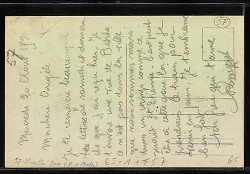 AK Bitche, La Gare et le Fort, Bahnhof