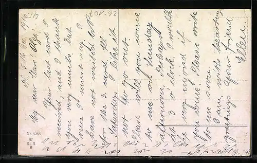 Künstler-AK Ad. Hoffmann: Hast Du mich lieb?