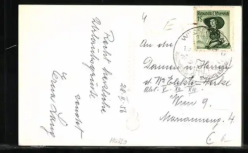 AK Oberau, Ortsansicht im Schnee