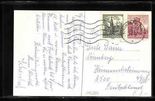 AK Kirchberg, Gasthof Zeinlach mit Terrasse