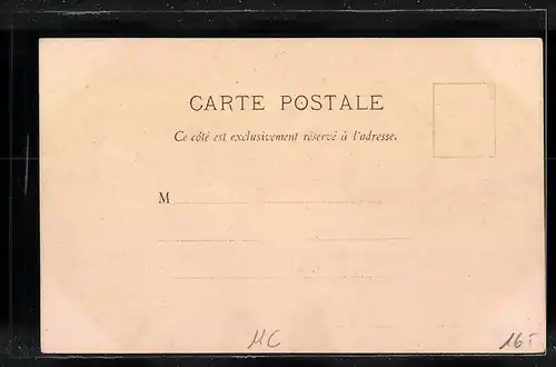 Lithographie Monte Carlo, Teilansicht mit Casino