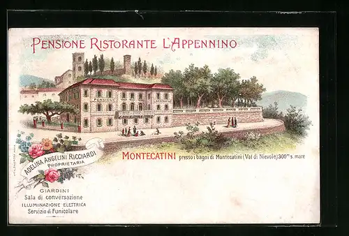 Lithographie Montecatini, Pensione Ristorante l`Appennino