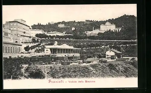 AK Frascati, Veduta della Stazione