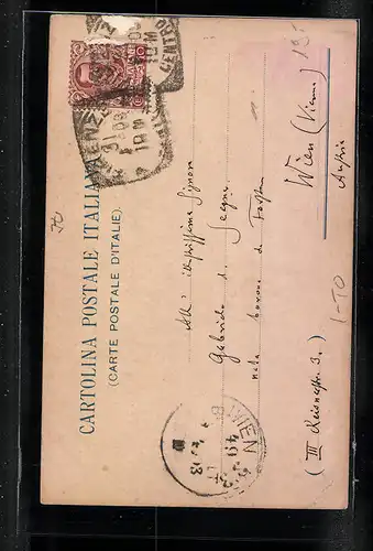 Lithographie Firenze, Hotel Londres & Métropole