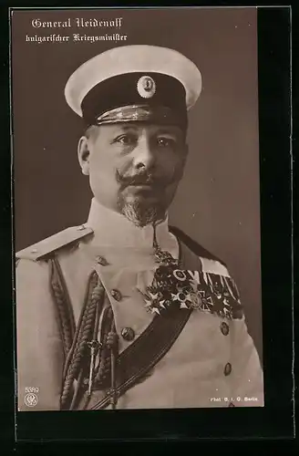 AK General Neidenoff, bulgarischer Kriegsminister