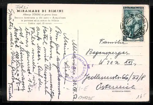 AK Miramare di Rimini, Albergo Tonini