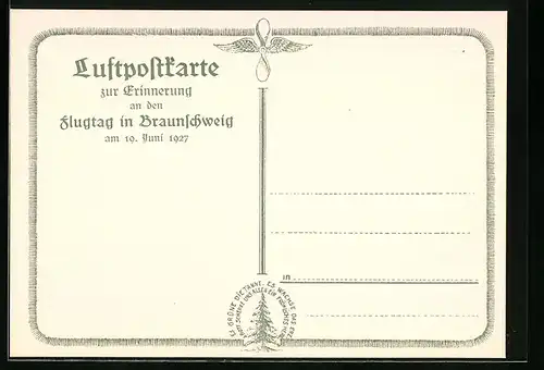 AK Braunschweig, Flugtag am 19. Juni 1927