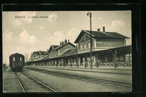 AK Gödöllö, Vasuti allomas, Bahnhof