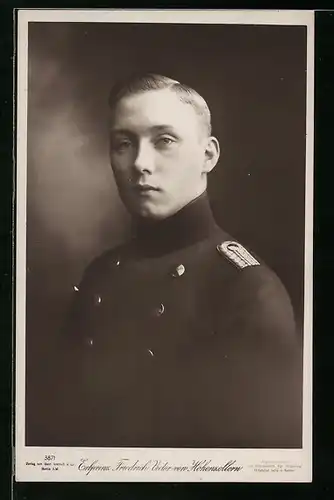 AK Erbprinz Friedrich Victor von Hohenzollern in Uniform