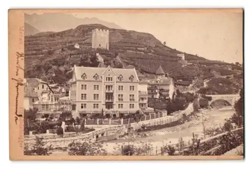 Fotografie Peter Moosbrugger, Meran, Ansicht Meran, Blick auf die Gilfpromenade