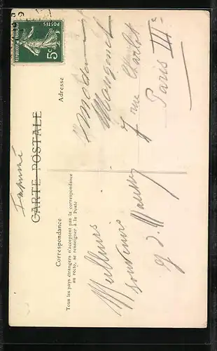 AK Lourdes, Funiculaire du Pic du Jer, Sortie du Tunnel