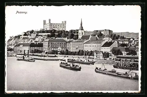 AK Pozsony, Panorama mit Schloss