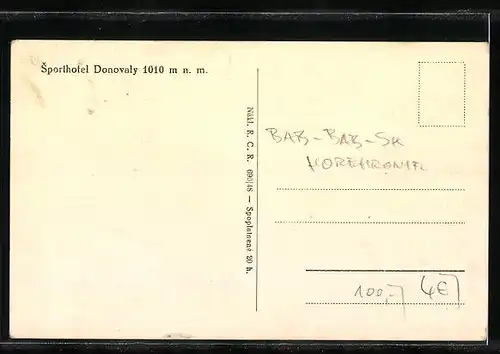 AK Donovaly, Teilansicht mit Sporthotel