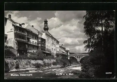 AK Murau, Partie an der Mur