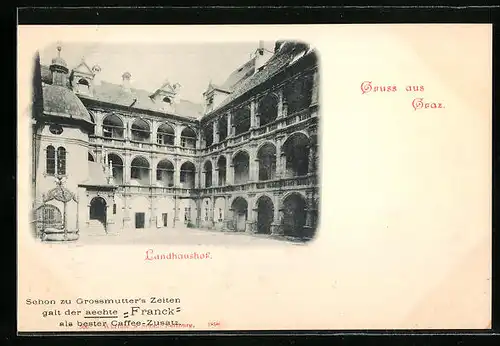 AK Graz, Blick auf den Landhaushof