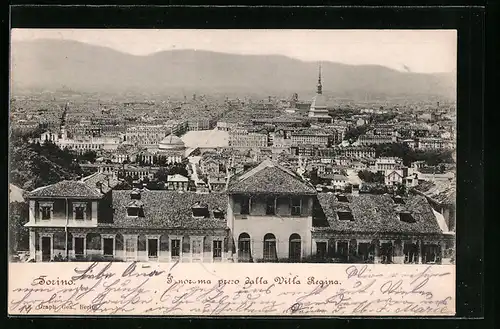 AK Torino, Panorama preso dalla Villa Regina