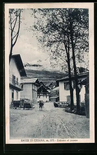 AK Sauze di Cesana, Entrata al paese