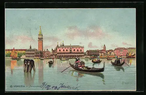 Künstler-AK Venezia, Panorama