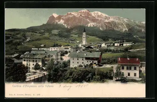 AK Cortina d`Ampezzo, Panorama colla Tofana