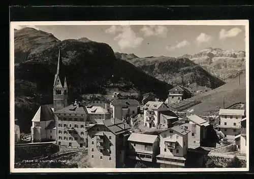 AK Pieve di Livinallongo, Panorama mit Kirche