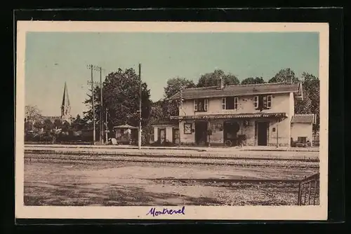 AK Montrevel, Gare, Bahnhof