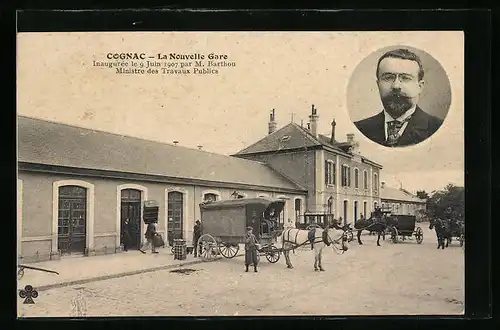 AK Cognac, La Nouvelle Gare, Bahnhof