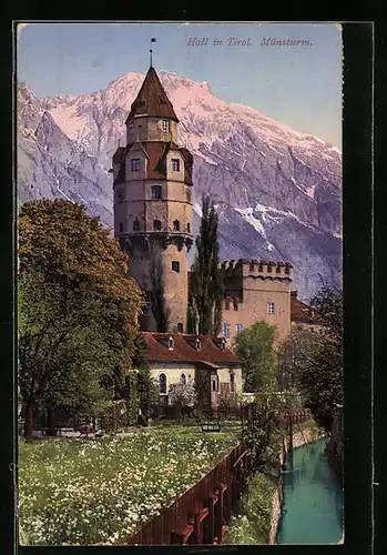 AK Hall in Tirol, Partie am Münzturm