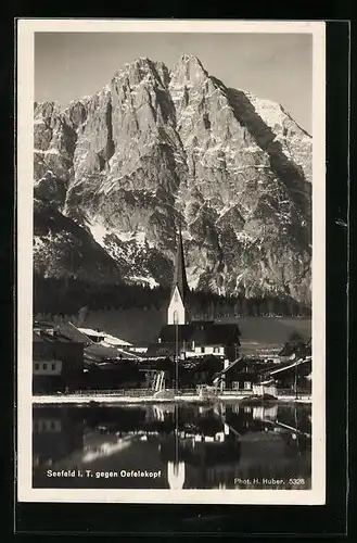 AK Seefeld i. T., Ortspartie gegen Oefelekopf